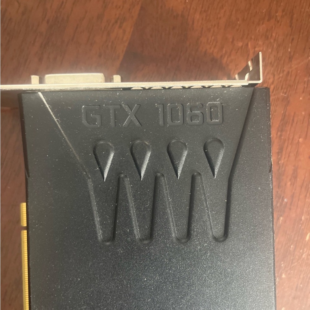 Black GTX 1060 Graphics Card for High-Performance Computing